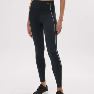 Leggings sportivi lunghi con effetto push-up compressivi, neri