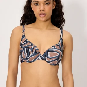Reggiseno bikini stampato, coppa C