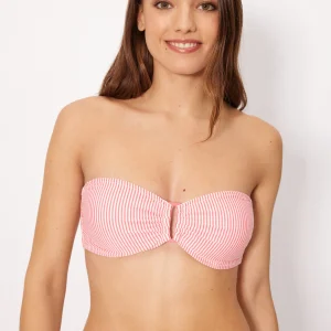 Reggiseno bikini a fascia rosa Bambula coppa B
