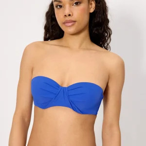 Reggiseno bikini a fascia blu navy coppa C
