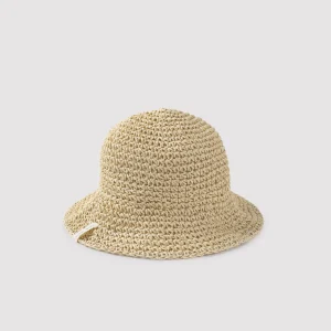 Cappello in rafia con tesa modellabile