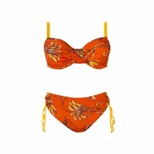 Flowers Bikini Orange
