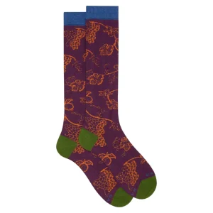 calzini - Gallo - grappoli d'uva