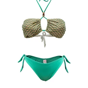 Bikini - Pin Up Stars - lamè stampa spighetta