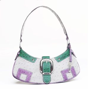 MARCIANO by Guess – Mini borsa a spalla multicolore effetto struzzo
