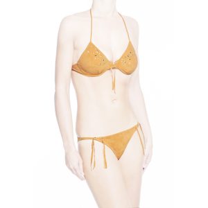 SALSEDINE – Bikini con Ferretto Color Camoscio