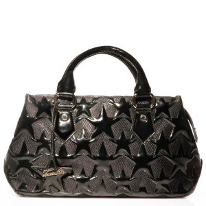 TOSCA BLU – Borsa a mano nera donna con stelle in rilievo