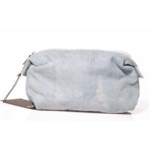 ONLY – Pochette Donna in Tessuto Jeans – Borsa a Mano Blu Denim