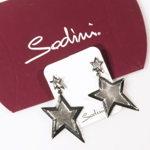 SODINI – Orecchini Pendenti a Stella in Metallo – Design Brillante