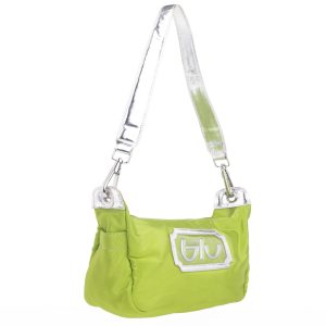 BYBLOS BLU – Borsa a spalla verde mini con logo