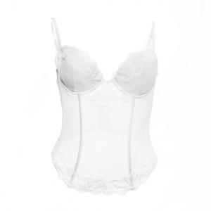 COTTON CLUB – bustino bianco