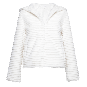 SILVIAN HEACH – Ecopelliccia Donna Panna con Cappuccio