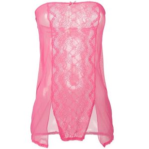 PHILIPPE MATIGNON – Sottogonna in Pizzo e Satin Rosso Fragola “Sexy Elegance”