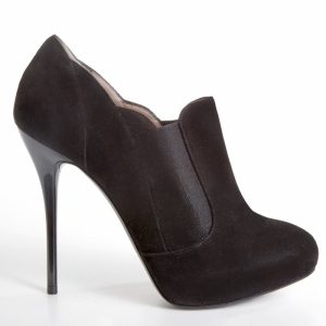 ERNESTO ESPOSITO – Décolleté Ondulata in Pelle Scamosciata