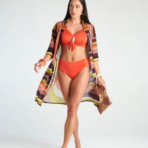 B 822 - Camicia in Chiffon Pois