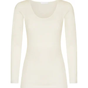 Maglia manica lunga in tessuto double lana