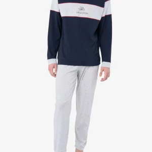 Pigiama lungo - uomo - scollo a V