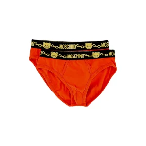2pack  slip - Moschino - gold bears