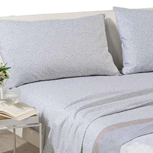 set lenzuola - Caleffi - avana grigio singolo