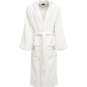 Accappatoio - Roberto Cavalli - unisex -gold line white