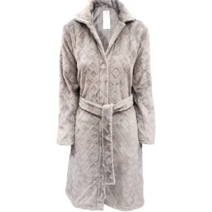 vestaglia - donna - ciniglia rombi