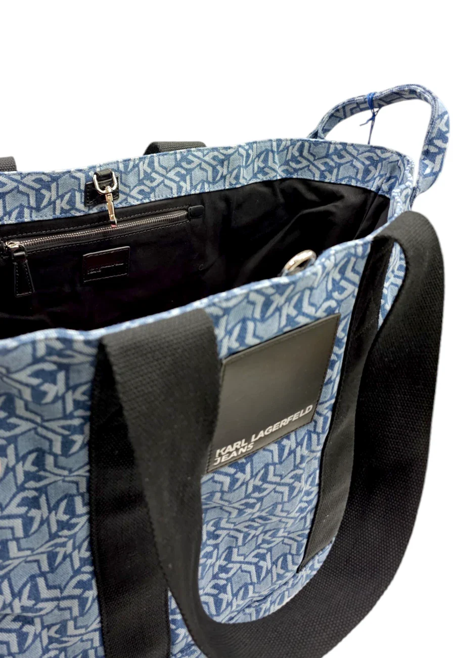 borsa mare - Karl Lagerfeld - denim karl - immagine 4