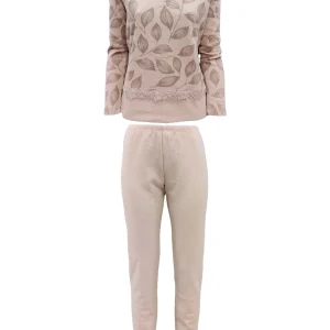 pigiama lungo - donna - serafino leaf