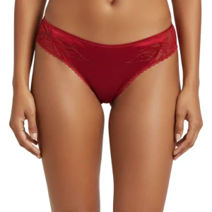 slip - Roberto Cavalli - red silk