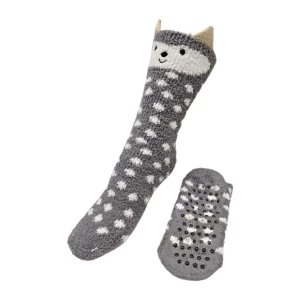 calze antiscivolo - Promise - grey pois