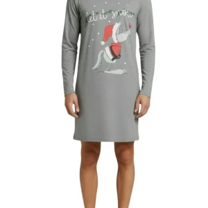 camicia da notte uomo - Happy people - happy christmas