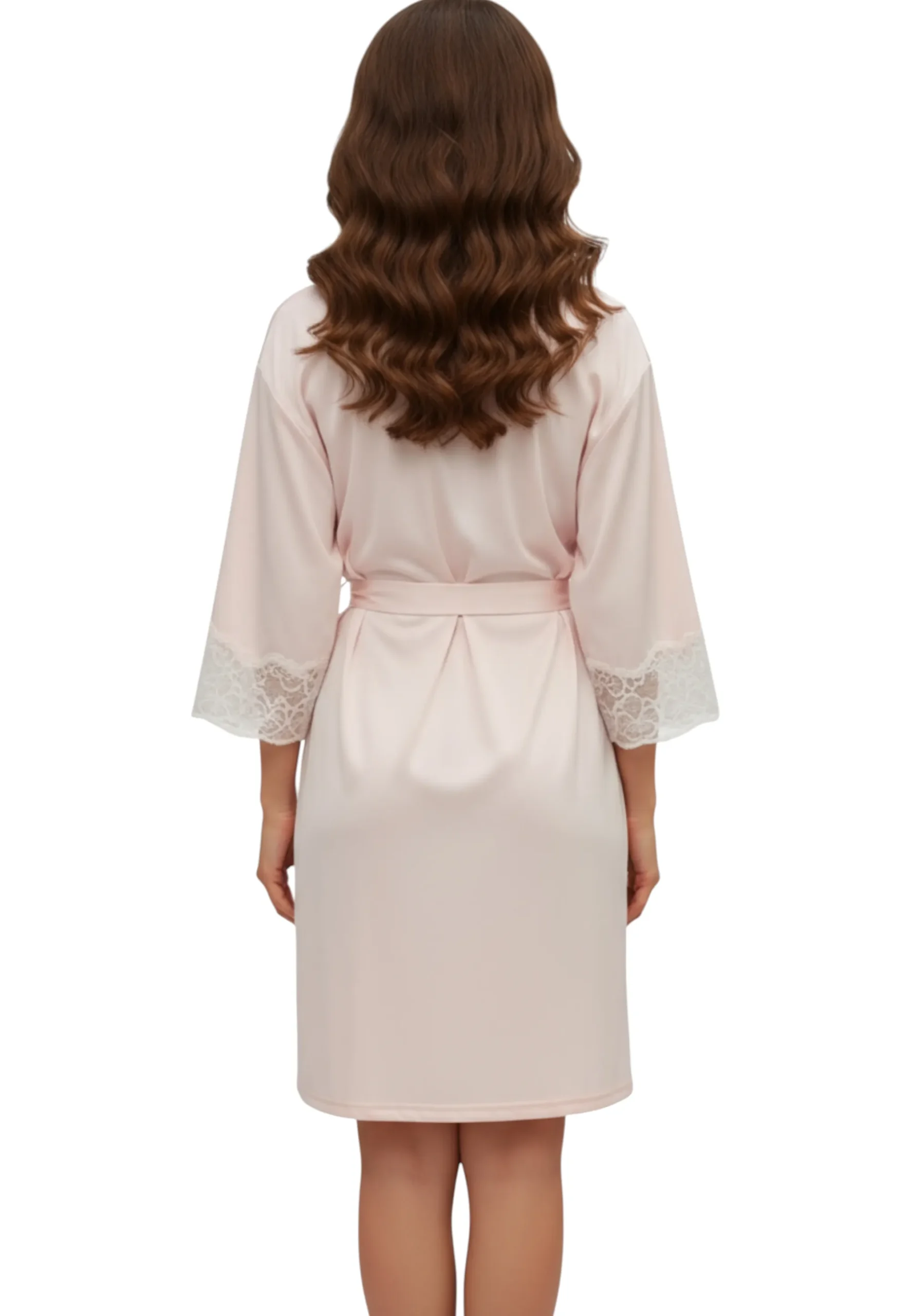 Vestaglia Kimono - Donna - Pizzo - immagine 3