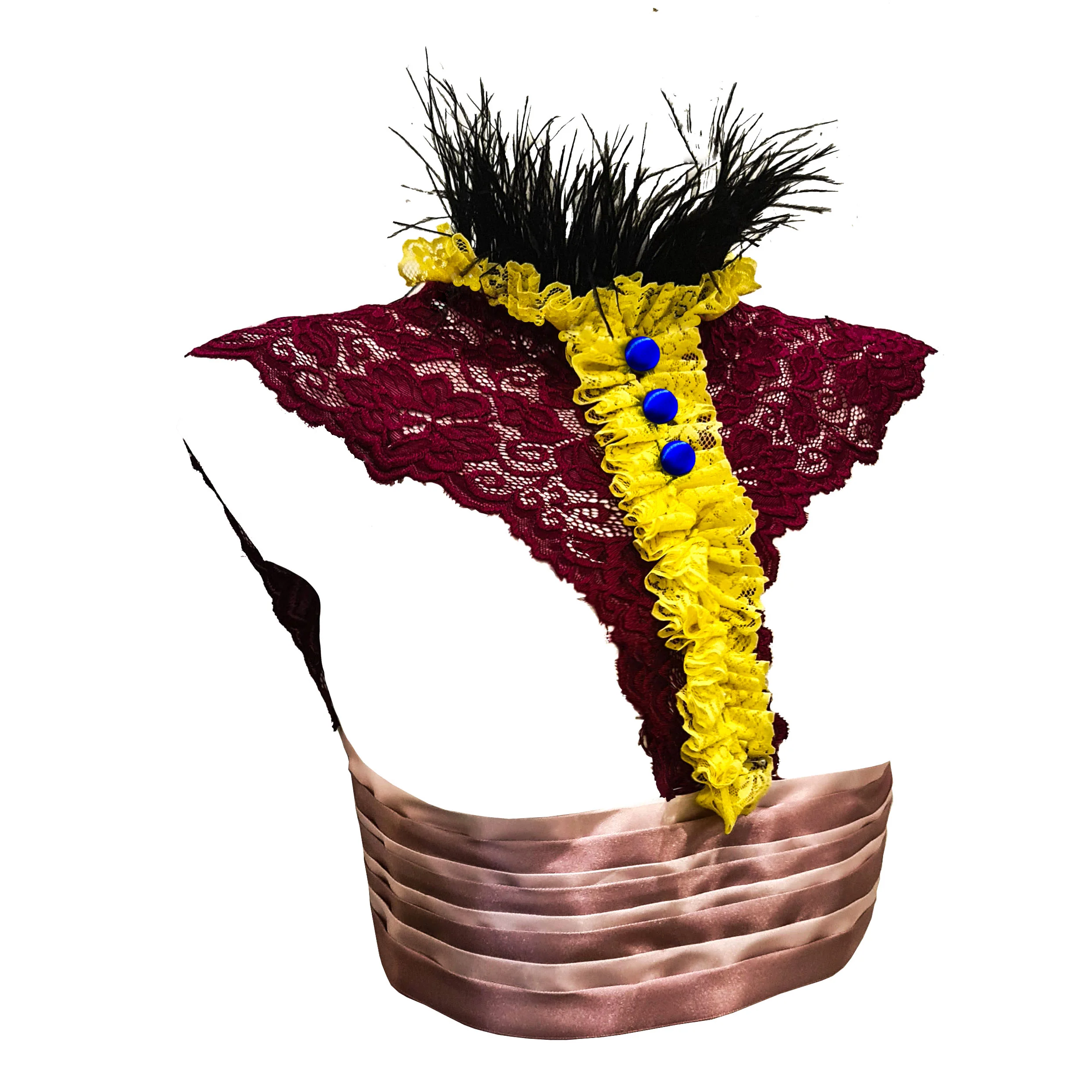 SUPERBA. Corpetto plissettato con piume - immagine 2