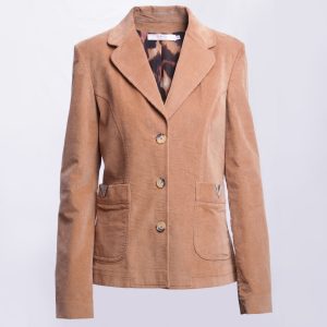 RED VALENTINO – Giacca Donna Velluto Marrone – Elegante e Sartoriale (Taglia 46)