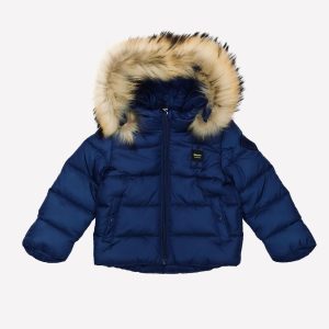 PIUMINO CON BORDO IN PELLICCIA AMORY BABY BLAUER