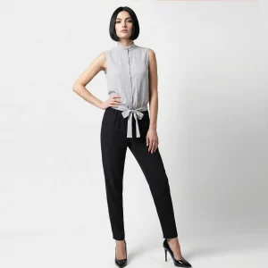 MAX&CO – Tuta elegante bicolore nero e beige