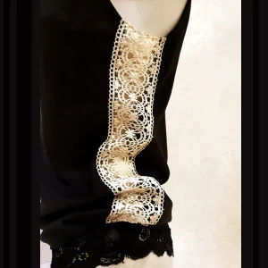 TOP E PANTALONCINI MECEDORA LINGERIE MACRAME'