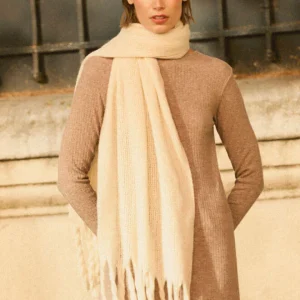 Sciarpa beige semplice