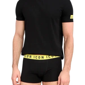 T-shirt - Dsquared - BE ICON yellow