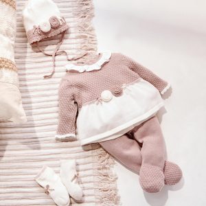 Tutina neonata 100% cotone sarabanda